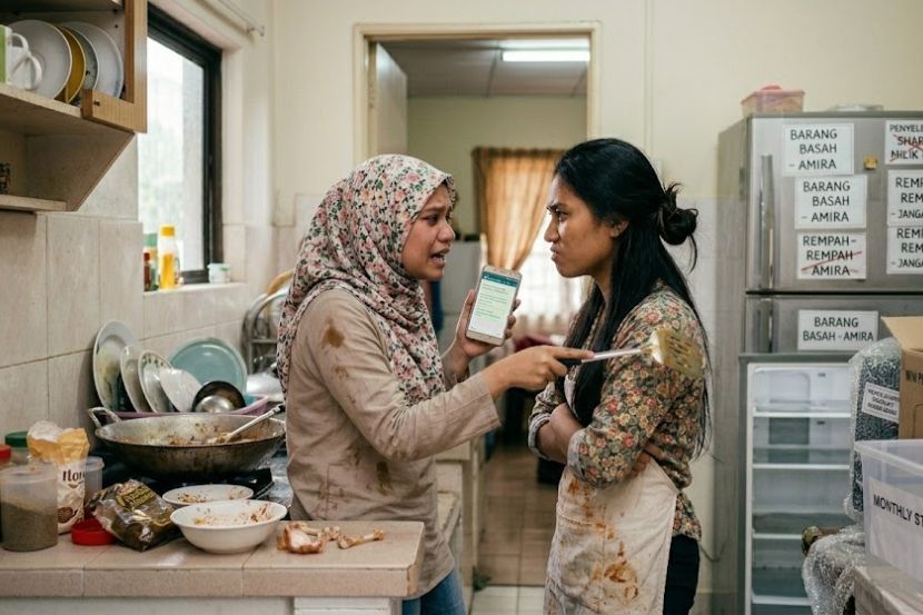 Perselisihan faham perkara biasa yang berlaku dalam kalangan penyewa rumah. -Gambar hiasan AI