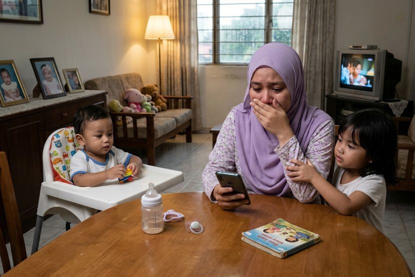 Isteri memendam rasa bila suami mula berubah. -Gambar hiasan AI