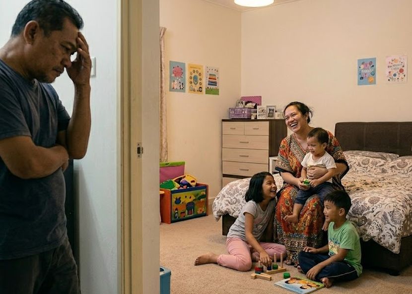 Konflik antara suami dan isteri sering terjadi semasa anak-anak masih kecil. -Gambar hiasan AI