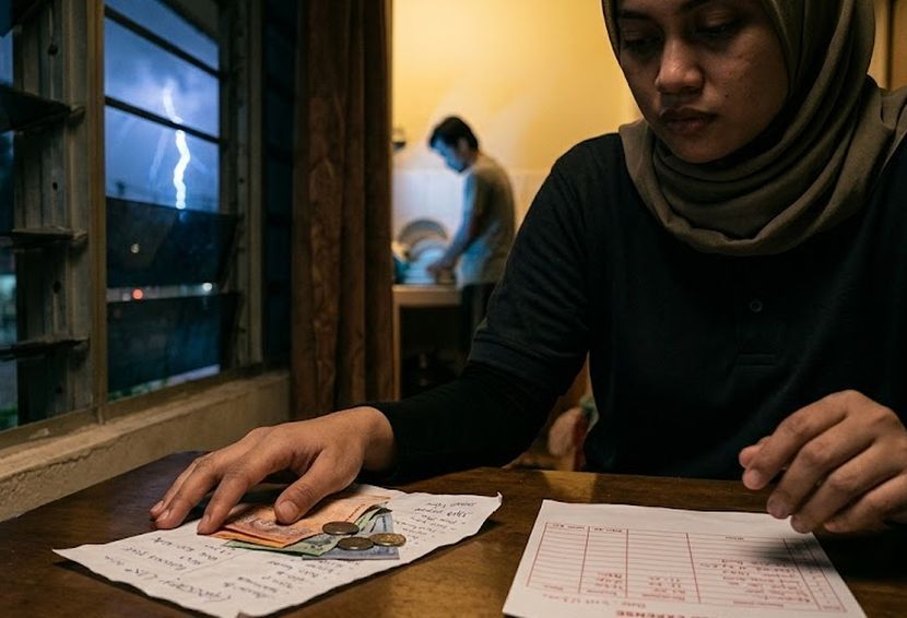 Masalah kewangan sering menjadi punca perselisihan faham antara suami isteri. -Gambar hiasan AI