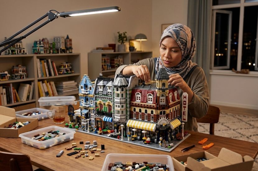 Selain mahal, Lego juga menuntut kesabaran dan ketekunan dalam menyiapkannya. -Gambar hiasan AI