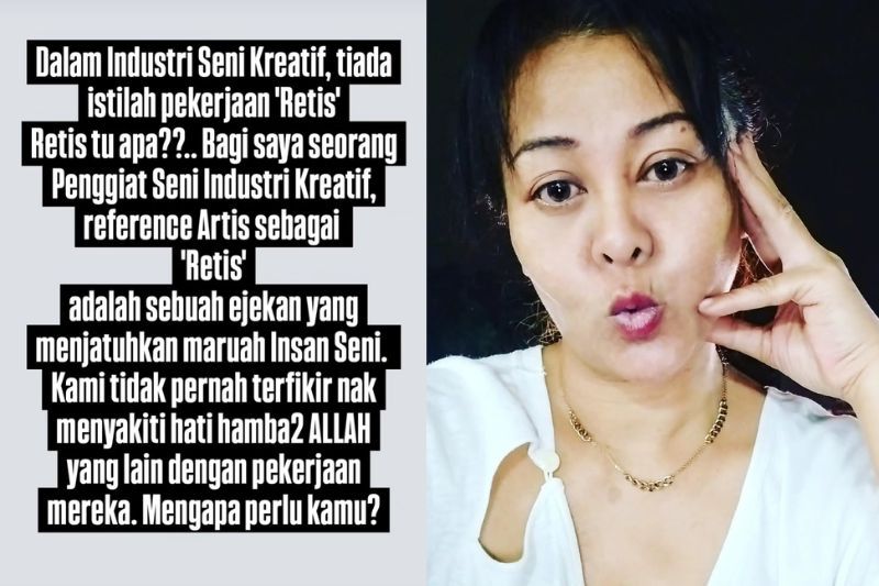 Perkongsian Ellie di Instagram miliknya.