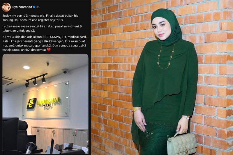 Perkongsian Uyaina yang dimuat naik di Threads miliknya.