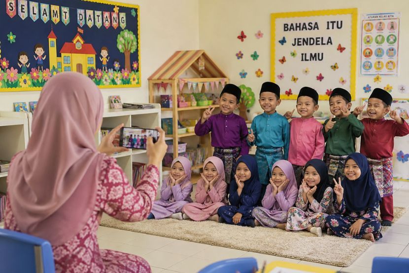 Gambar anak-anak di tadika adalah momen yang ingin disimpan ibu bapa sebagai kenangan. -Gambar hiasan AI