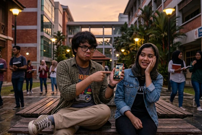 Ada sebahagian cinta kampus tidak berakhir seperti yang diharapkan. -Gambar hiasan AI 