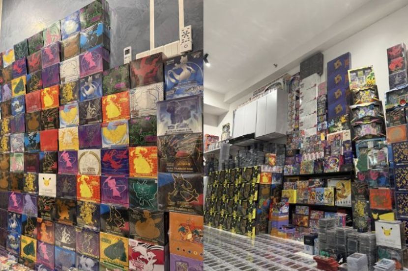Koleksi kad Pokemon Damiral Imran yang berjaya dijual pada nilai RM1.87 juta pada Oktober lepas. -Foto Facebook Damiral Imran