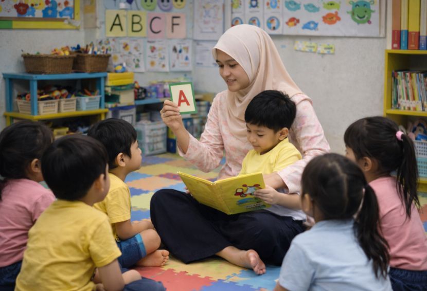 Seorang pengasuh perlu menjalankan amanah dengan baik. -Gambar hiasan AI