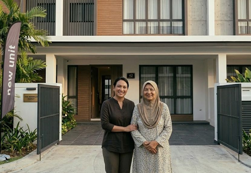 Memiliki kediaman sendiri merupakan impian setiap insan. -Gambar hiasan AI