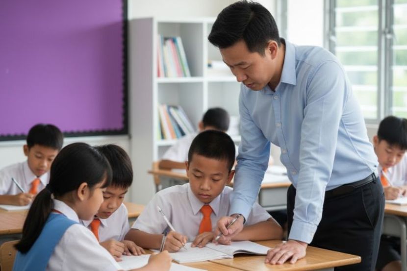Ibu bapa tidak seharusnya bergantung kepada guru untuk memastikan anak-anak berjaya. -Gambar hiasan AI