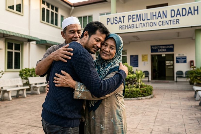 Ibu bapa memainkan peranan penting dalam memberikan semangat kepada anak-anak. -Gambar hiasan AI