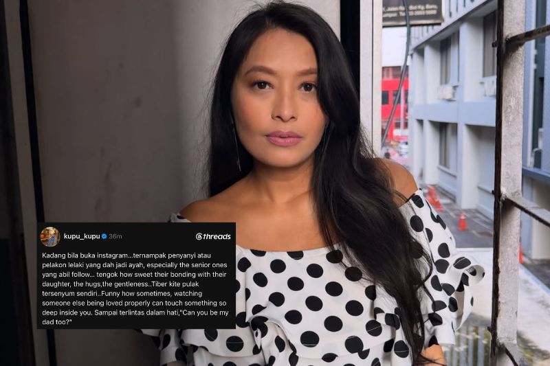 Perkongsian Nabila di Threads menarik perhatian ramai. 