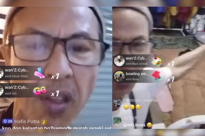 Kisah hidup Zul tular di media sosial.