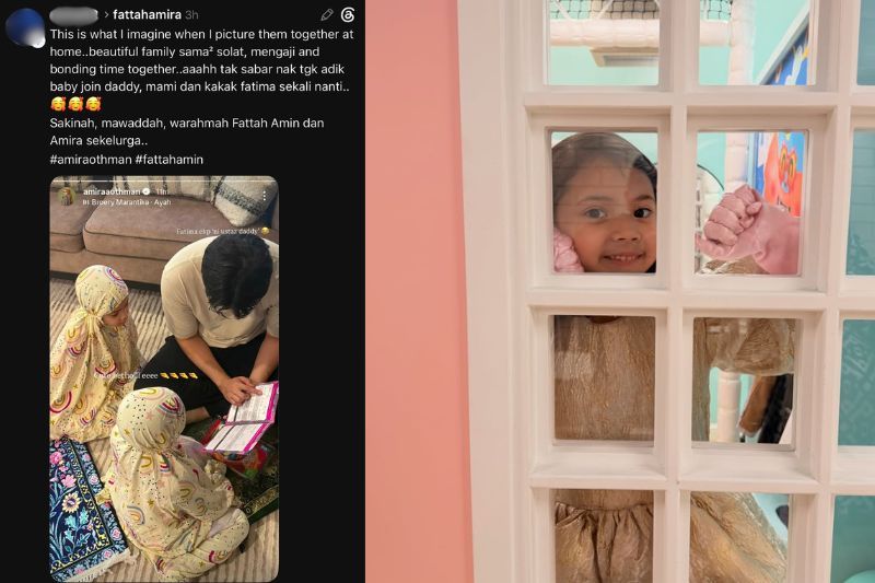 Netizen memuji cara Fattah mendidik anak.