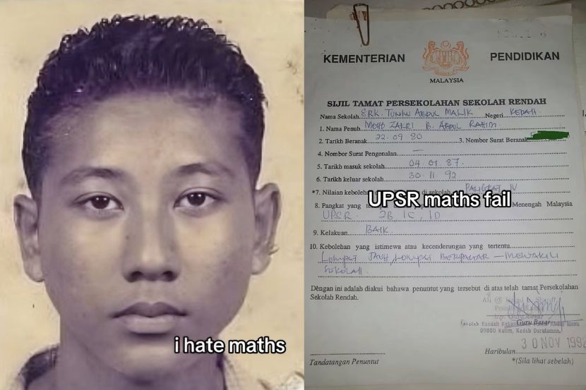 Tidak faham dan tidak berusaha menjadi punca Mohd Zakry pernah membenci Matematik. -Gambar Mohd Zakry Abd Rahim