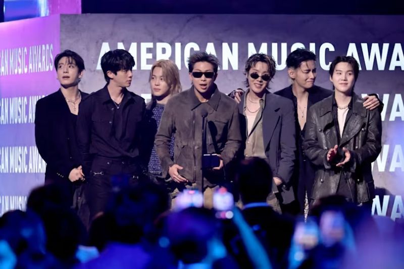 BTS memenangi dua kategori di AMA2026.