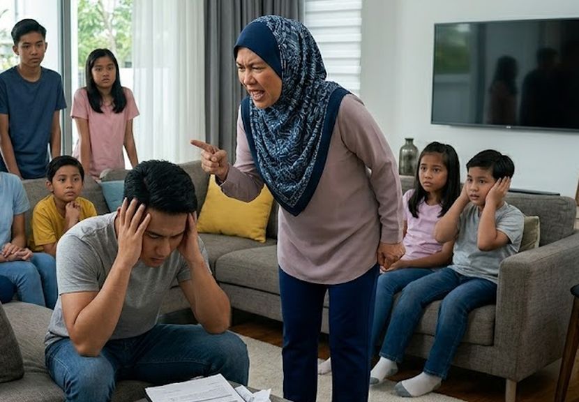 Ibu perlu memberi contoh teladan yang baik pada anak-anaknya. -Gambar hiasan AI