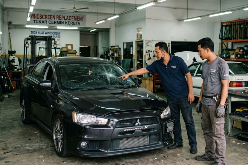 Pemilik kenderaan boleh menyemak sendiri nilai pelindungan cermin kereta. -Gambar hiasan AI