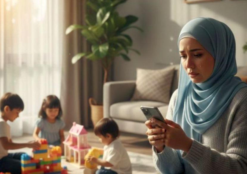 Setiap ibu pasti akan mengutamakan anak-anaknya dalam apa jua urusan. -Gambar hiasan AI