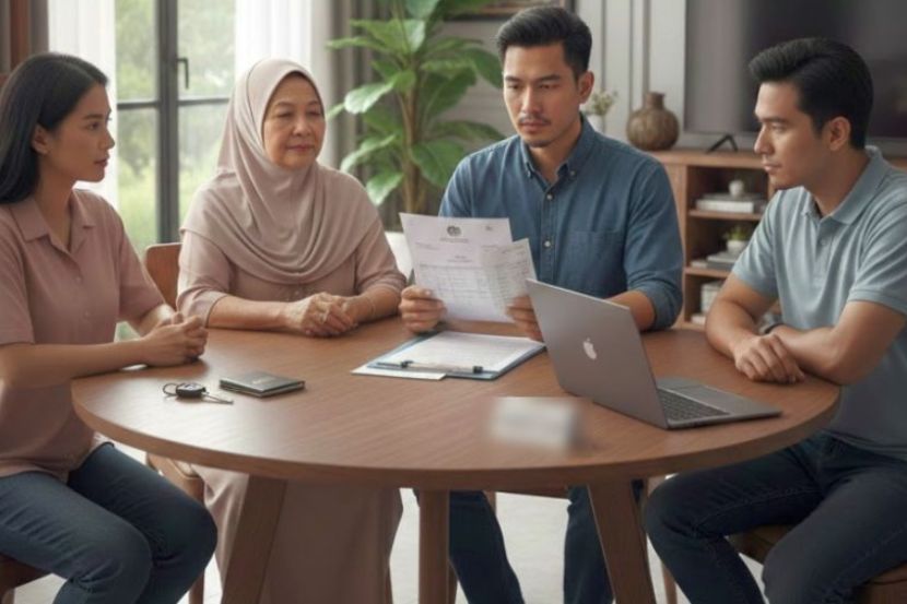 Setiap waris perlu berkumpul dan berbincang mengenai hutang serta harta si mati. -Gambar hiasan AI