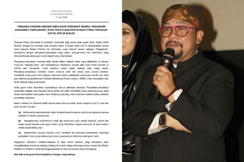 Kenyataan daripada firma guaman Thomas Philip Advocates & Solicitors.