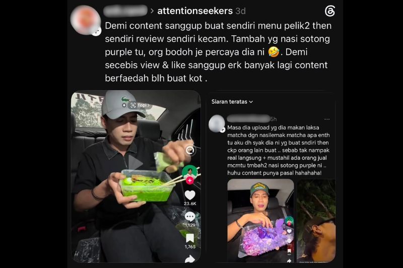 Perkongsian di Threads yang mendapat perhatian ramai.