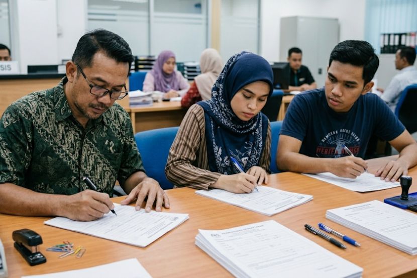 Beberapa dokumen perlu disediakan bagi urusan pertukaran hak milik. -Gambar hiasan AI