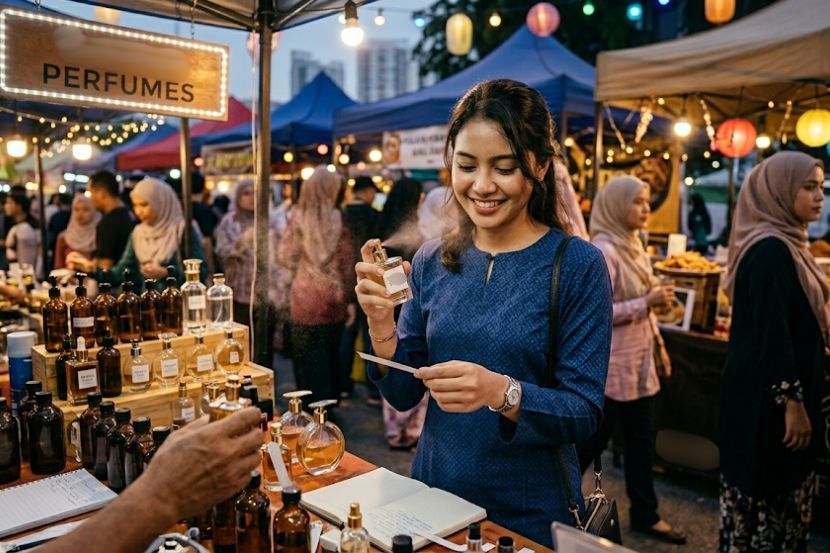 Minyak wangi sumber tumbuhan dan bebas daripada bahan tambahan sintetik lebih disyorkan diguna. -Gambar hiasan AI
