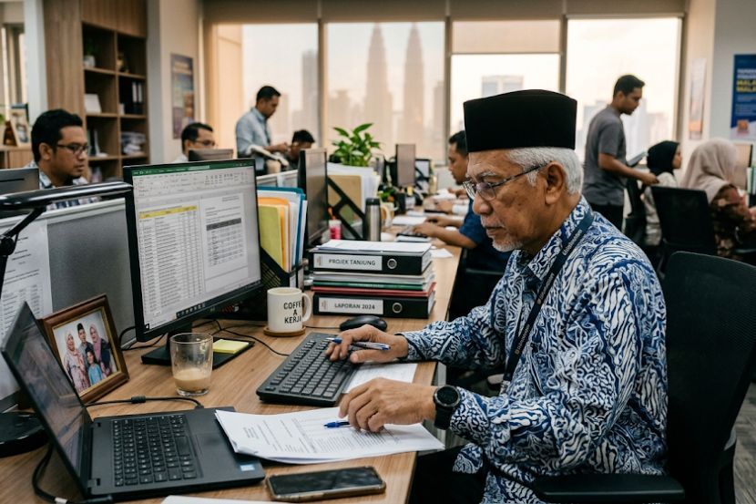 Kesibukan bekerja bukan alasan untuk menafikan hak bersama insan tersayang. -Gambar hiasan AI