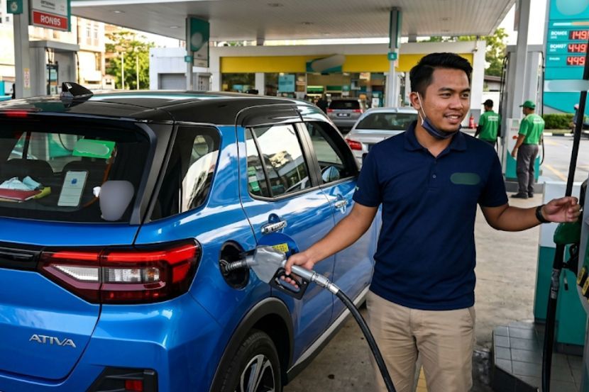 Pemandu digalak mengisi petrol sebelum memulakan perkhidmatan. -Gambar hiasan AI