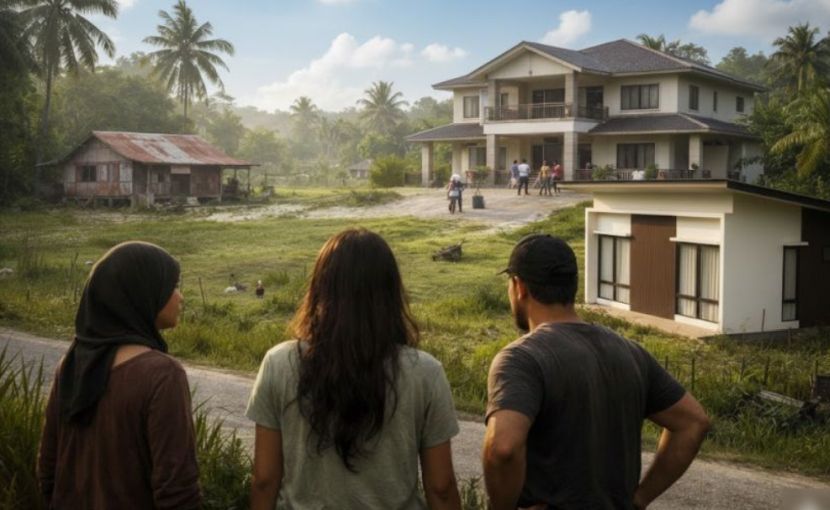 Rumah pusaka sering menjadi punca perbalahan adik-beradik. -Gambar hiasan AI