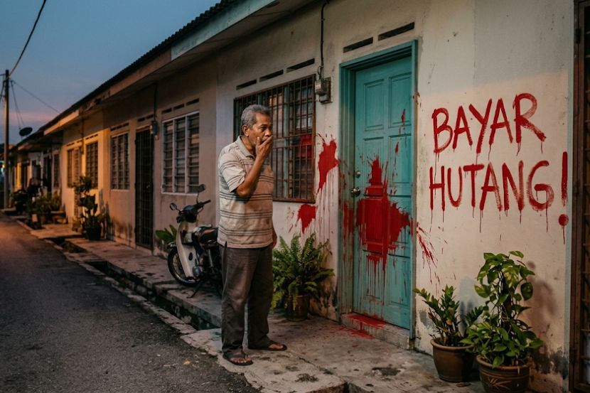 Ramai mangsa ah long kian tertekan selepas diperdaya pihak yang mendakwa mahu membantu. -Gambar hiasan AI