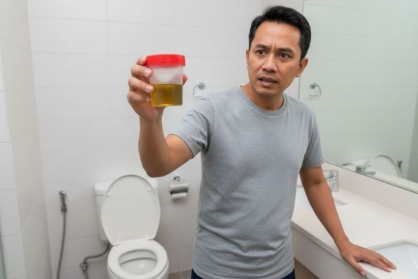 Selain warna air kencing, buih juga menentukan tahap kesihatan seseorang individu. -Gambar hiasan AI