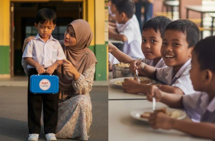 RMT merupakan antara bantuan yang diterima murid dari keluarga berpendapatan rendah. -Gambar hiasan AI