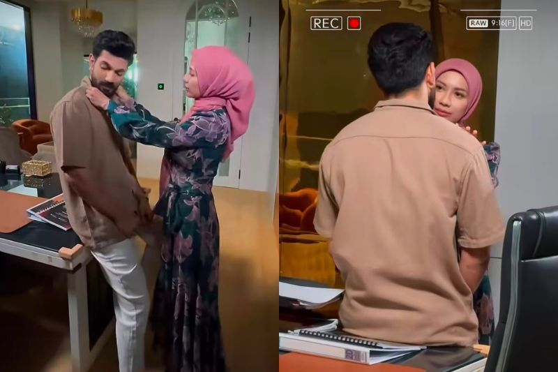Drama lakonan Irfan dan Zara (kanan) mendapat perhatian ramai.