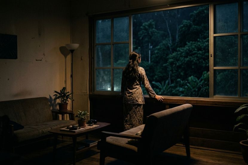 Makhluk misteri sering berubah wajah menyerupai penghuni rumah sewa. -Gambar hiasan AI 