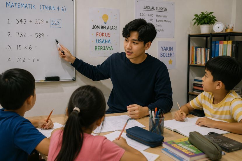 Menjadi tutor atau tenaga pengajar sambilan dapat membantu menjana pendapatan sampingan. -Gambar hiasan AI
