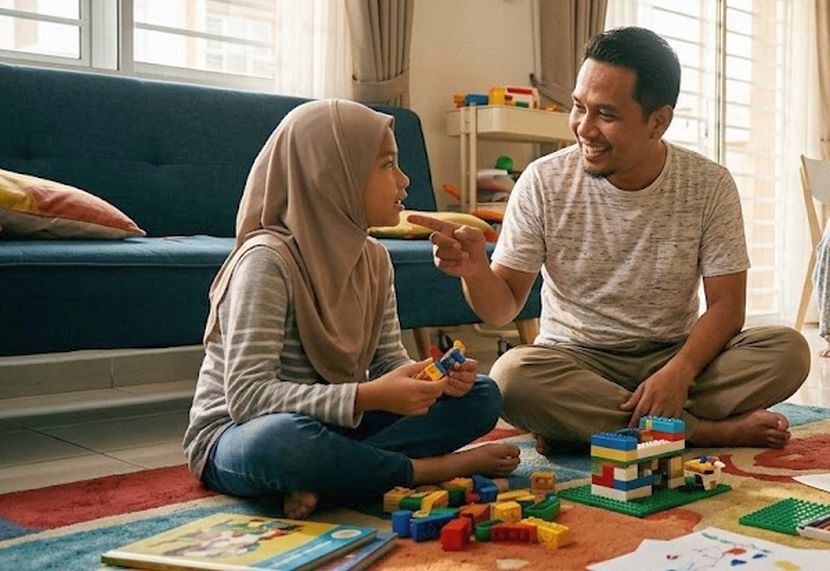 Mengajukan semula soalan dapat membina keyakinan diri anak-anak. -Gambar hiasan AI