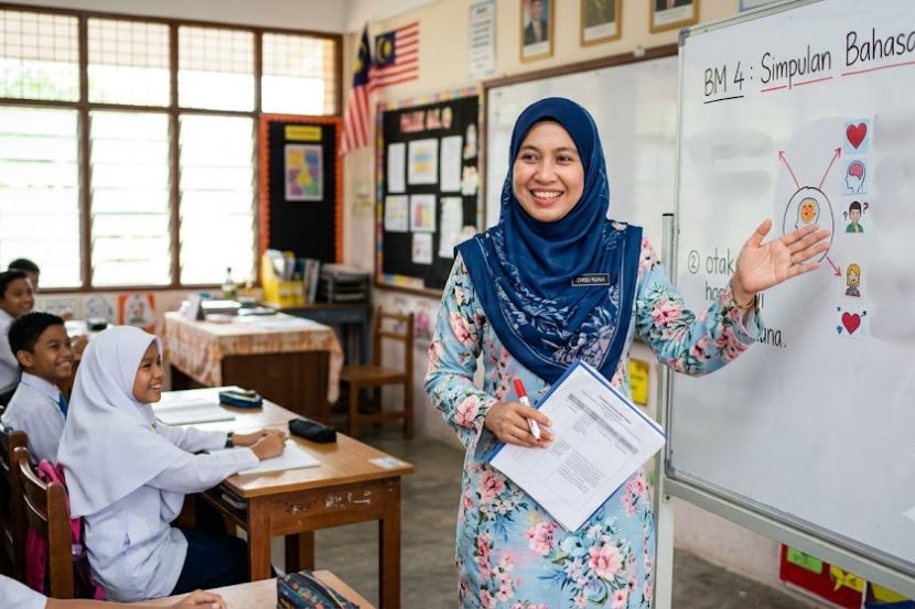 Guru memerlukan ruang untuk mengajar dengan tenang. -Gambar hiasan AI