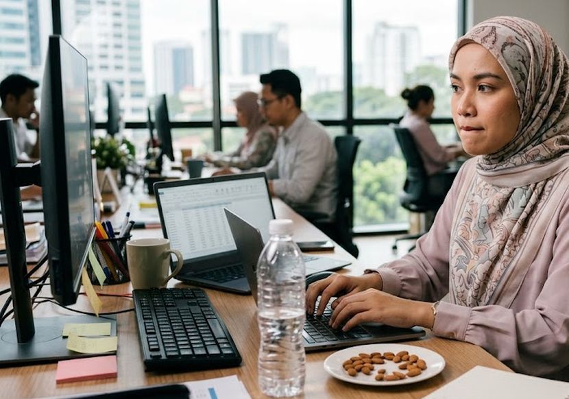 Menyediakan snek 'kecemasan' boleh membantu mengurangkan keinginan untuk menikmati makanan manis. -Gambar hiasan AI