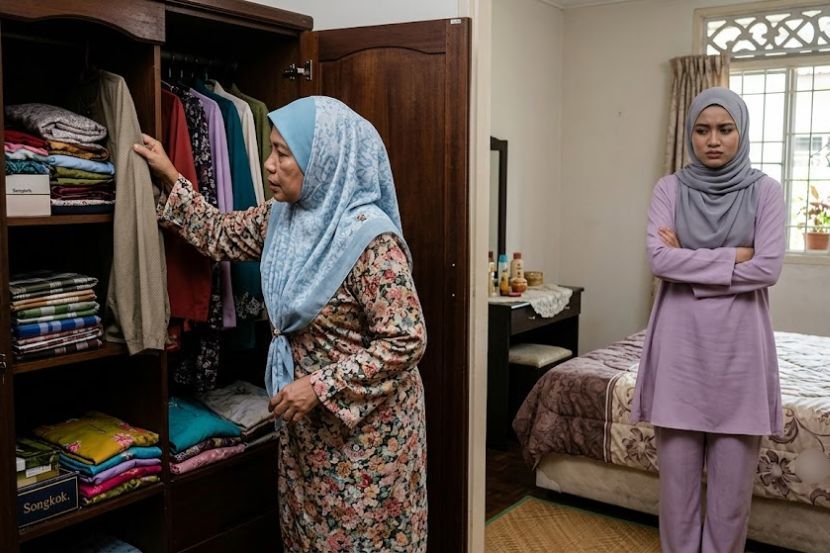 Ibu mentua tidak seharusnya terlalu mencampuri urusan keluarga anak. -Gambar hiasan AI