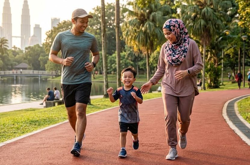 Perhatian dan kasih sayang ibu bapa dapat mengembalikan ketenangan anak. -Gambar hiasan AI