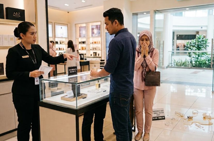 Pelanggan cenderung membayar harga penuh barang yang pecah. -Gambar hiasan AI