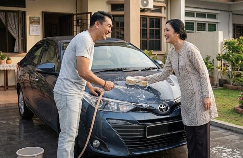 Melakukan aktiviti bersama dapat mengeratkan hubungan suami isteri. -Gambar hiasan AI