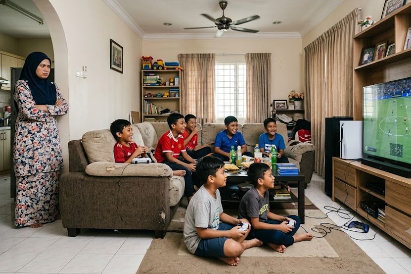 Ibu bapa perlu lebih bertegas dengan anak-anak dan rakan mereka. -Gambar hiasan AI