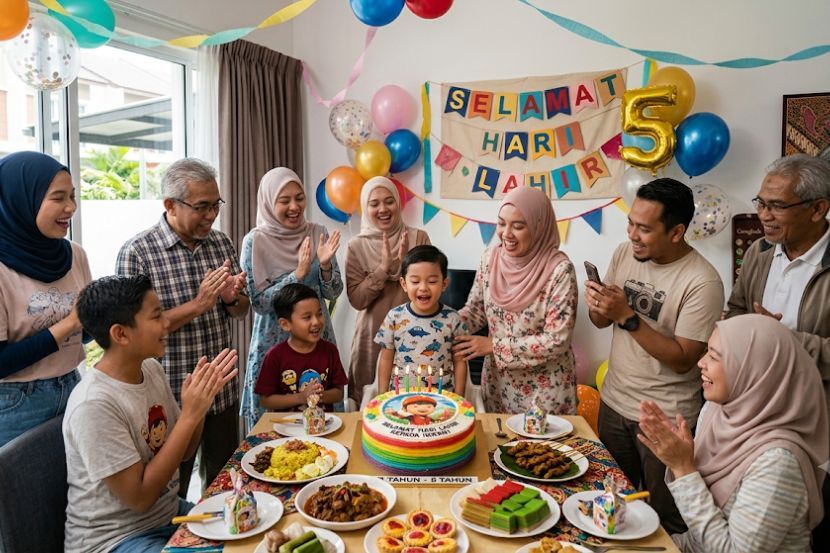 Kanak-kanak golongan paling gembira setiap kali menyambut hari lahir. -Gambar hiasan AI
