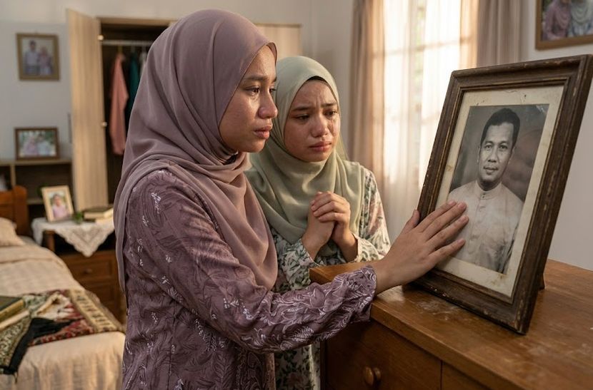 Kehilangan insan yang tersayang pasti meninggalkan kesan mendalam. -Gambar hiasan AI
