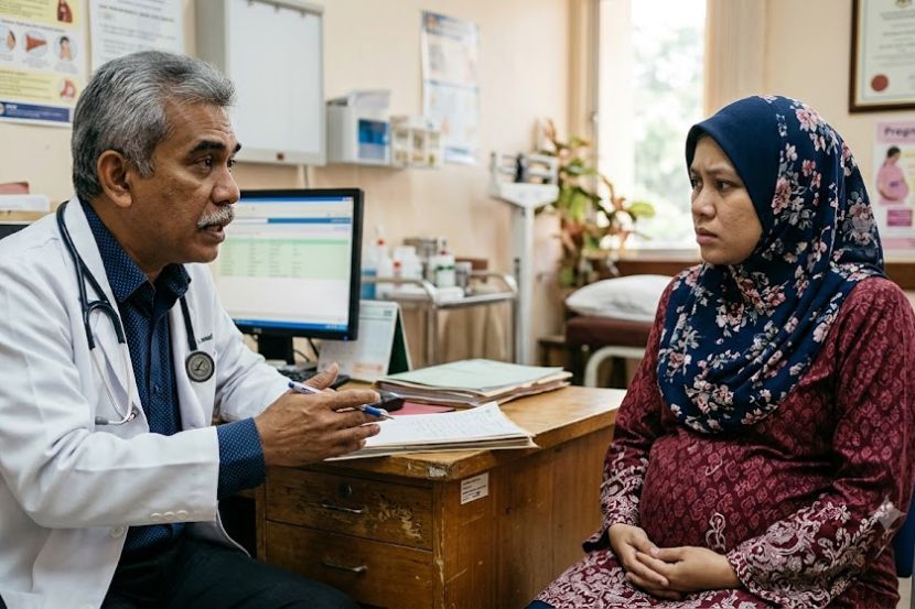 Budi bicara diperlukan bagi membolehkan wanita hamil mendapat cuti sakit. -Gambar hiasan AI