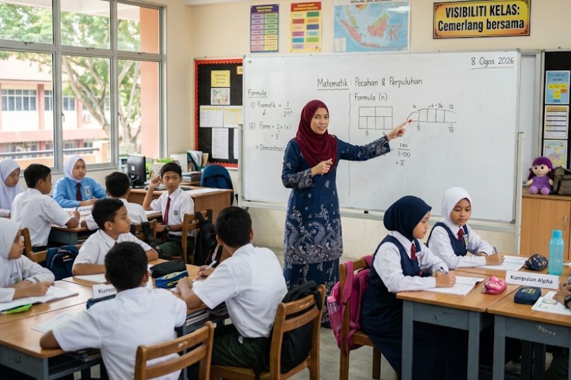 Tugas mendidik memerlukan kesabaran yang tinggi. -Gambar hiasan AI