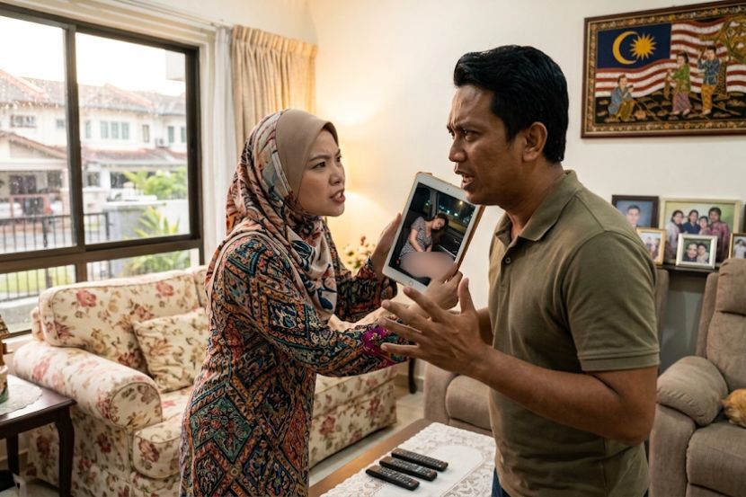 Berkelakuan tidak senonoh boleh merosakkan rumah tangga. -Gambar hiasan AI
