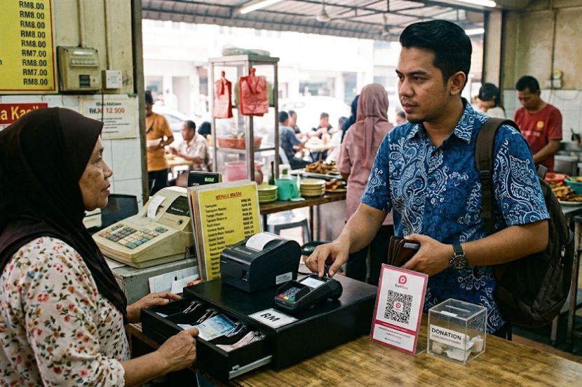 Sebagai pembeli pastikan anda semak dulu senarai makanan yang dimakan sebelum bayar. -Gambar hiasan AI